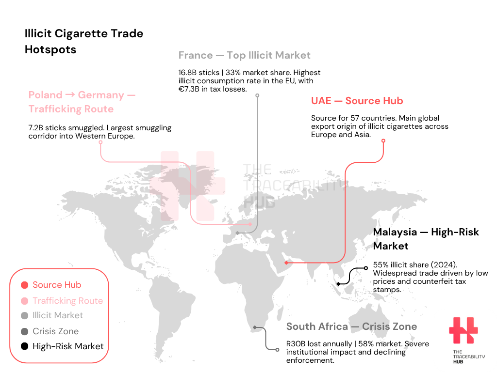 Illicit Cigarette Trade Hotspots