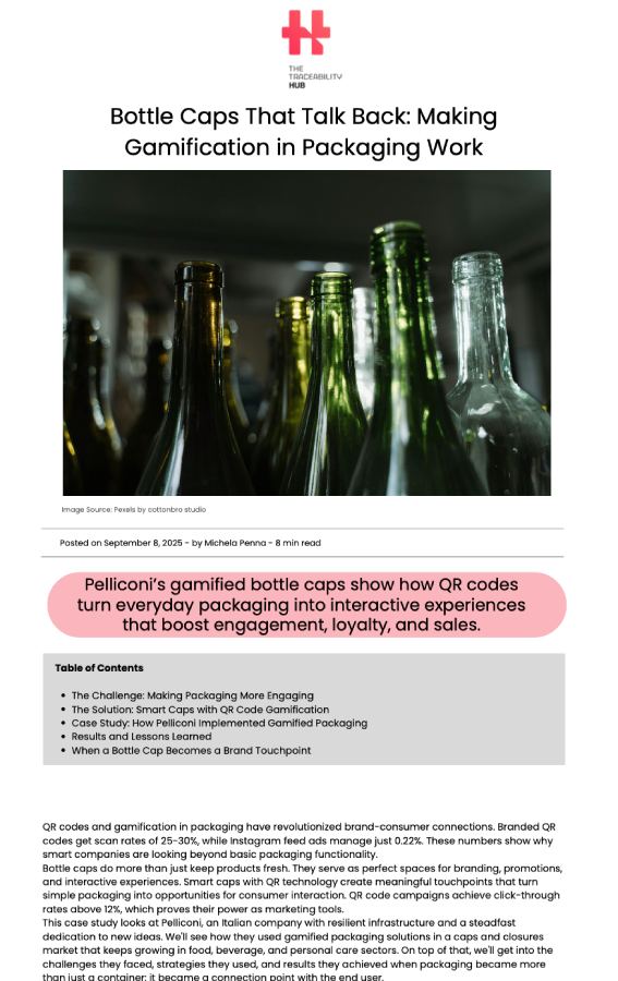 Bottle Caps That Talk Back: Making Gamification in Packaging Work