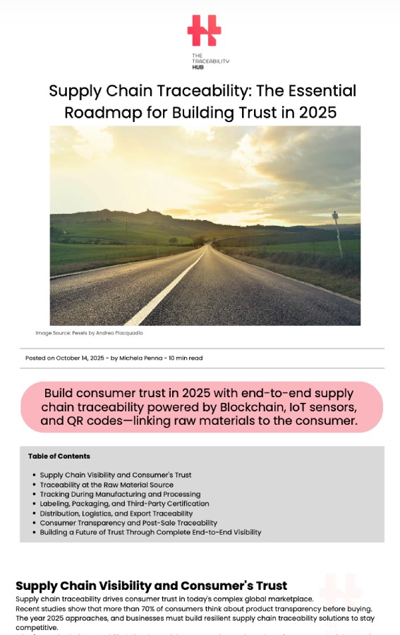Supply Chain Traceability: The Essential Roadmap for Building Trust in 2025 